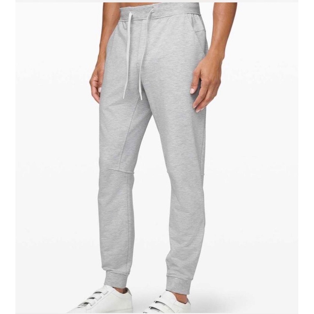 Lululemon Mens City Sweat Jogger Grey French Terry Pants Size Small